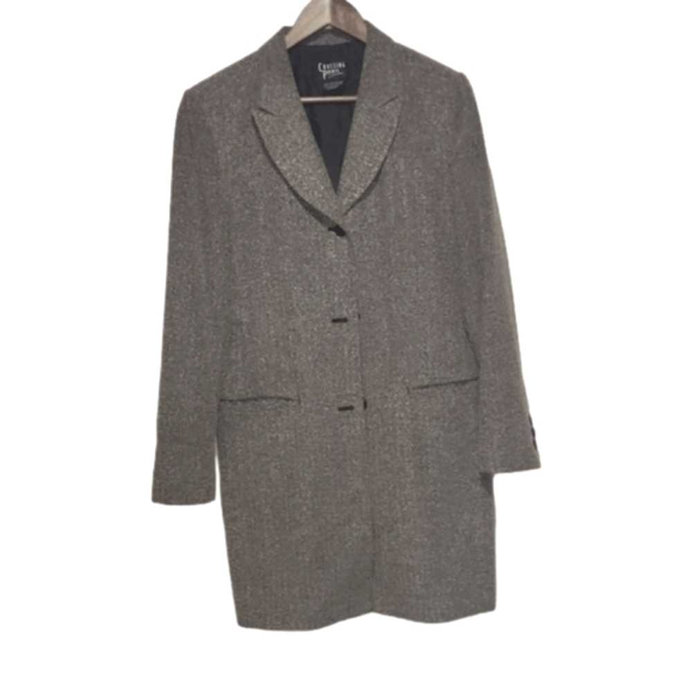 Crossing Pointe Vintage car coat size 14 very good condition
